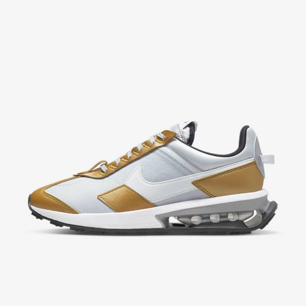 Nike Air Max Pre-Day SE Sneakers Damen Platin Metal Gold Metal Silber Weiß | NK053NSC