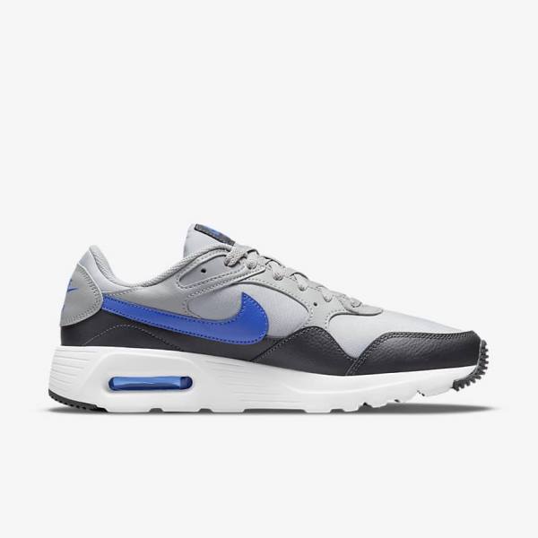 Nike Air Max SC Sneakers Herren Hellgrau Dunkelgrau Weiß Königsblau | NK381MGB