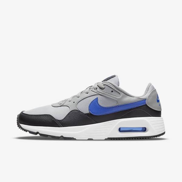 Nike Air Max SC Sneakers Herren Hellgrau Dunkelgrau Weiß Königsblau | NK381MGB