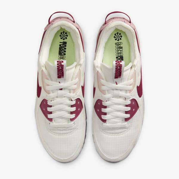 Nike Air Max Terrascape 90 Sneakers Damen Weiß Rosa Bordeaux | NK015JMG