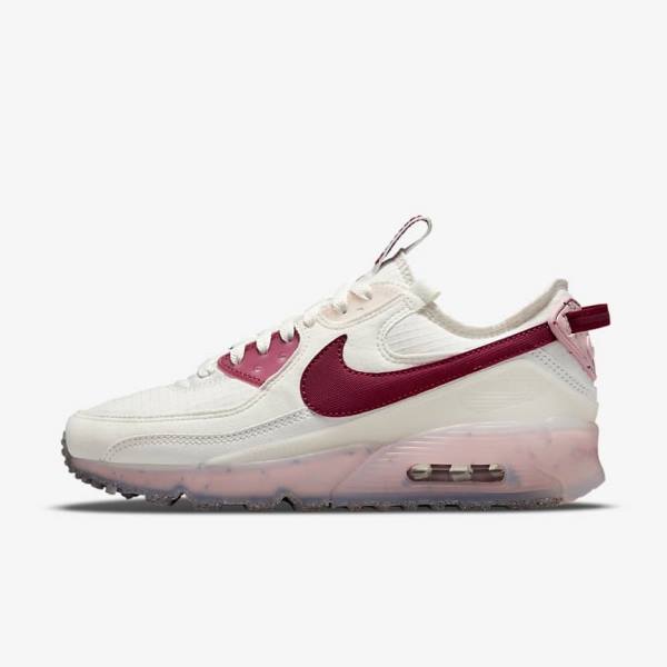 Nike Air Max Terrascape 90 Sneakers Damen Weiß Rosa Bordeaux | NK015JMG