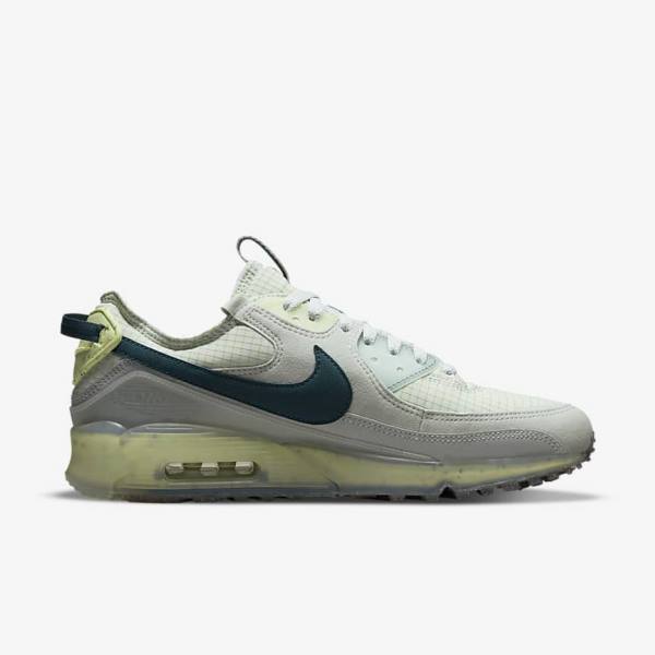 Nike Air Max Terrascape 90 Sneakers Herren Grau Hellgrün Dunkeltürkis Grün | NK967ORT