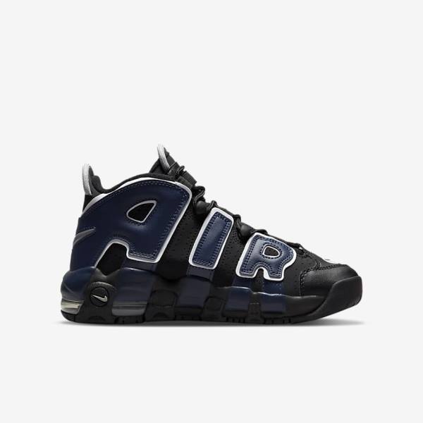 Nike Air More Uptempo Older Sneakers Kinder Schwarz Navy Weiß Rot | NK289KTA