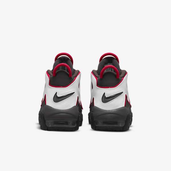 Nike Air More Uptempo Older Sneakers Kinder Grau Schwarz Rot Weiß | NK804VDF