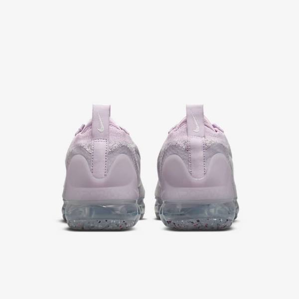 Nike Air VaporMax 2021 FK Sneakers Damen Hellrosa Weiß Metal Silber Lila | NK279AEX