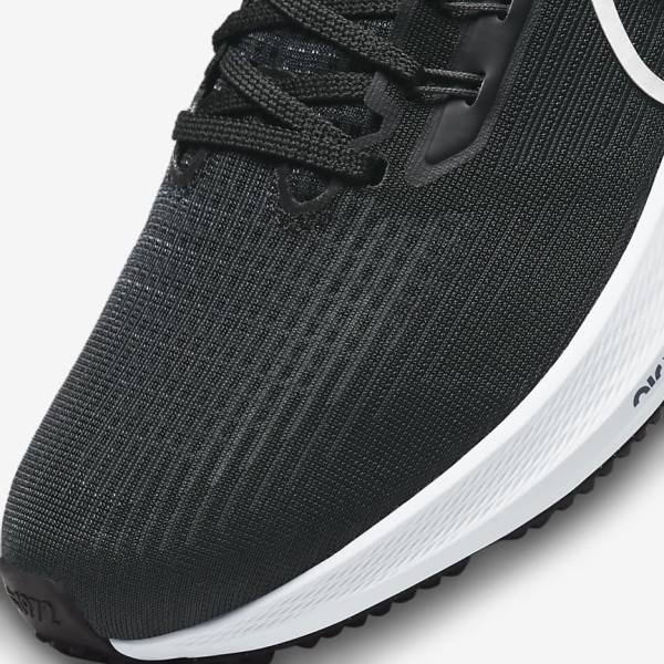 Nike Air Zoom Pegasus 39 Straßen Laufschuhe Herren Schwarz Dunkelgrau Weiß | NK523AKJ