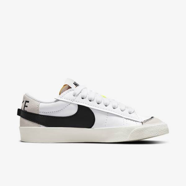 Nike Blazer Low 77 Jumbo Sneakers Damen Weiß Schwarz | NK059KZI