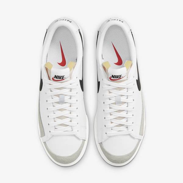 Nike Blazer Low Plattform Sneakers Damen Weiß | NK480RHC