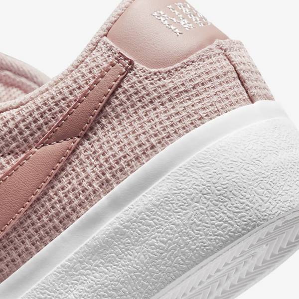 Nike Blazer Low Plattform Sneakers Damen Rosa Weiß Rosa Rosa | NK931XEI