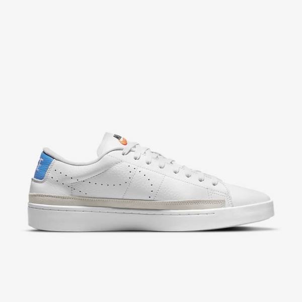 Nike Blazer Low X Sneakers Herren Weiß Hellblau Weiß | NK460RSQ