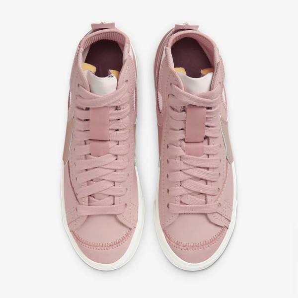 Nike Blazer Mid 77 Jumbo Sneakers Damen Rosa Rosa | NK021VND