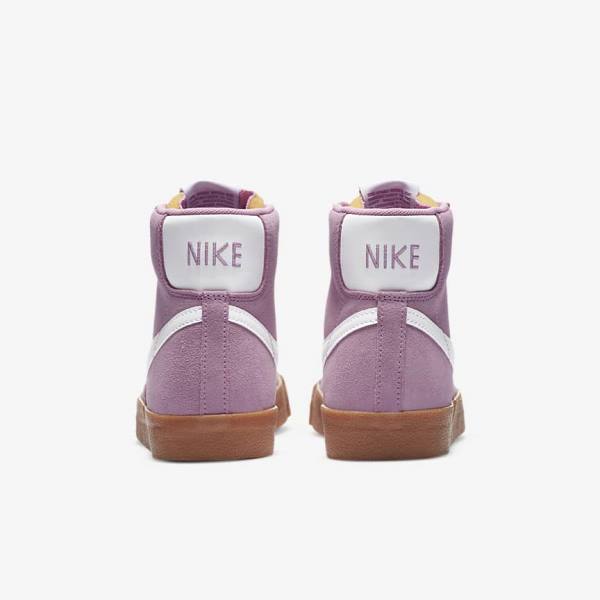 Nike Blazer Mid 77 Sneakers Damen Rosa Braun Orange Weiß | NK603EBK