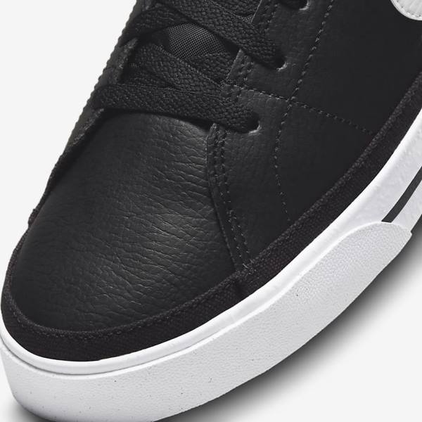 Nike Court Legacy Sneakers Herren Schwarz Weiß | NK268FLU