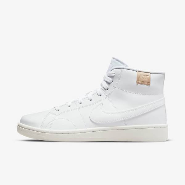 Nike Court Royale 2 Mid Sneakers Damen Weiß | NK792GPM