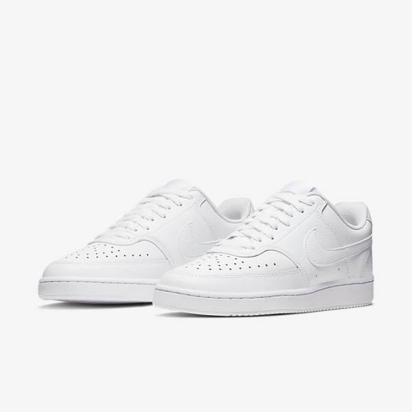 Nike Court Vision Low Sneakers Damen Weiß | NK836IJT