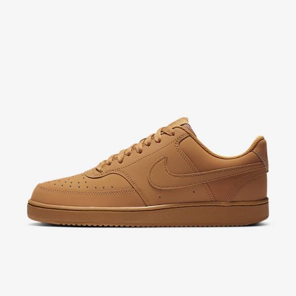 Nike Court Vision Low Sneakers Herren Braun | NK592SNL