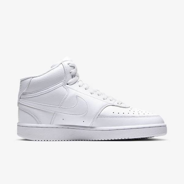 Nike Court Vision Mid Sneakers Damen Weiß | NK172TPU