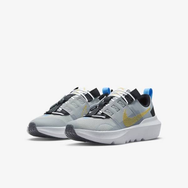 Nike Crater Impact Older Sneakers Kinder Hellgrau Blau Weiß | NK857DMG