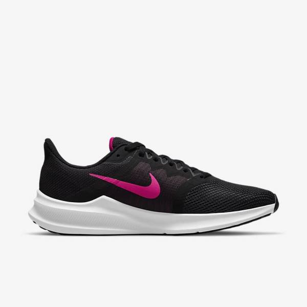 Nike Downshifter 11 Straßen Laufschuhe Damen Schwarz Dunkelgrau Weiß | NK672DTY