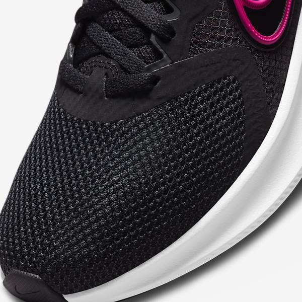 Nike Downshifter 11 Straßen Laufschuhe Damen Schwarz Dunkelgrau Weiß | NK672DTY