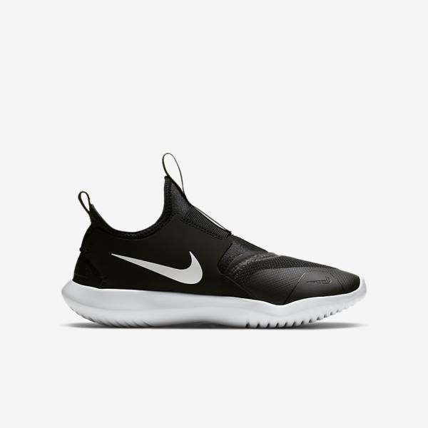 Nike Flex Runner Older Laufschuhe Kinder Schwarz Weiß | NK486AEP