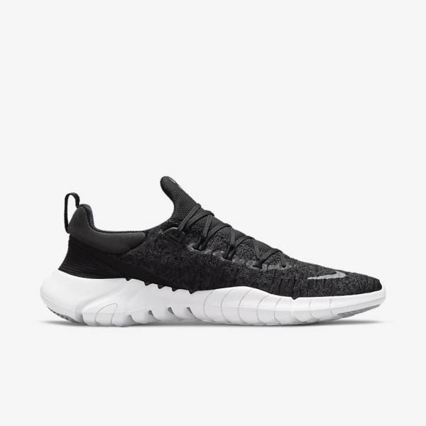 Nike Free Run 5.0 Straßen Laufschuhe Herren Schwarz | NK732YFU