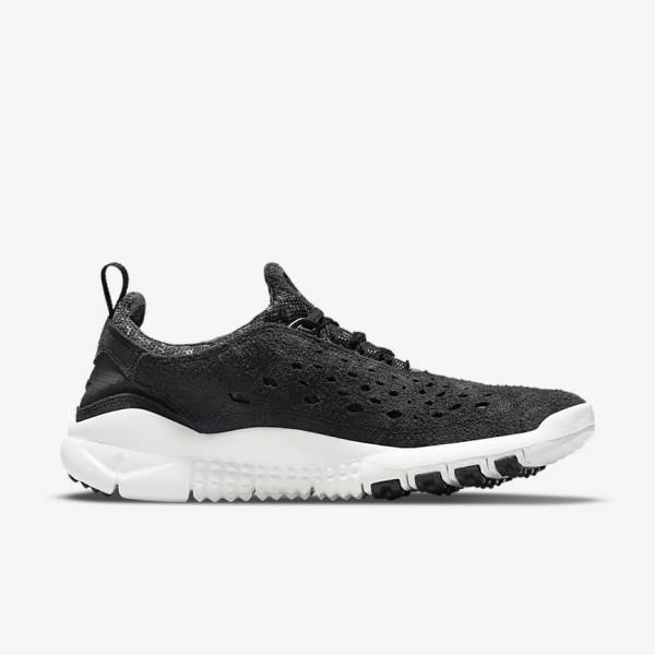 Nike Free Run Trail Sneakers Herren Schwarz Weiß Dunkelgrau | NK640DRX