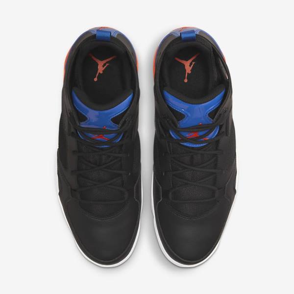 Nike Jordan Flight Club 91 Jordan Schuhe Herren Schwarz Königsblau Weiß Orange | NK523KDJ