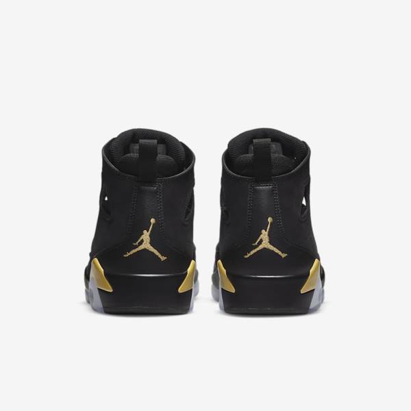 Nike Jordan Flight Club 91 Jordan Schuhe Herren Schwarz Metal Gold | NK609KNV