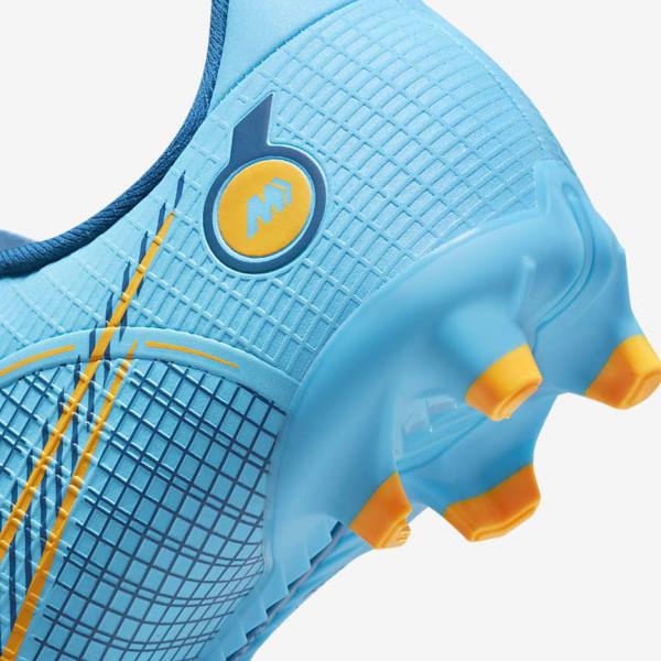 Nike Jr. Mercurial Vapor 14 Academy MG Older Multi-Ground Fußballschuhe Kinder Blau Orange | NK593WMH