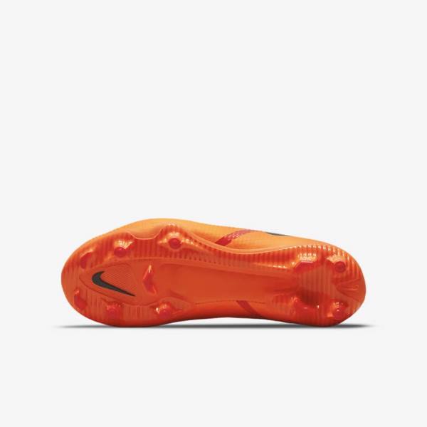 Nike Jr. Phantom GT2 Academy MG Older Multi-Ground Fußballschuhe Kinder Orange Hellrot Schwarz | NK537ZUN