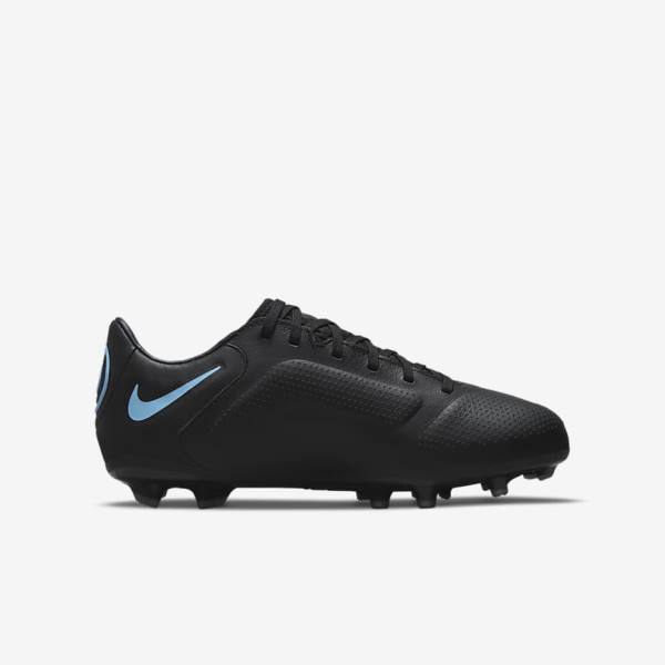 Nike Jr. Tiempo Legend 9 Pro FG Older Firm-Ground Fußballschuhe Kinder Schwarz Grau | NK867VRT