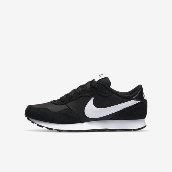 Nike MD Valiant Older Sneakers Kinder Schwarz Weiß | NK560YQM