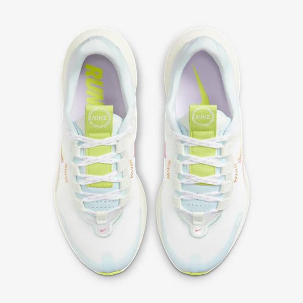 Nike React Escape Run Straßen Laufschuhe Damen Weiß Grün Mehrfarbig | NK750TKP