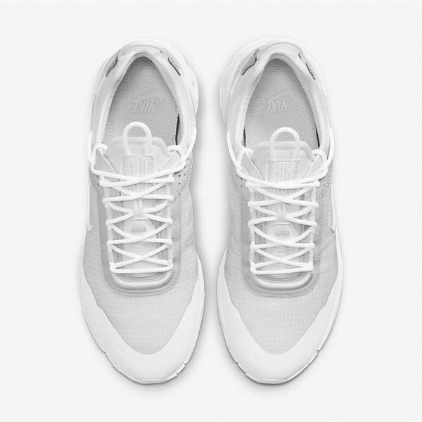 Nike React Live Sneakers Herren Weiß Platin Weiß | NK137XOA