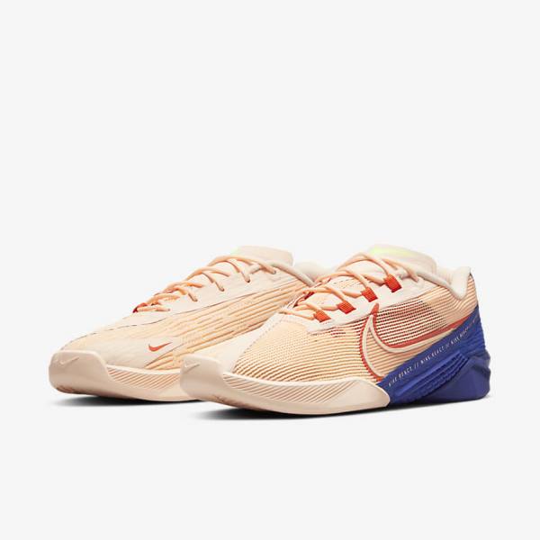 Nike React Metcon Turbo Sportschuhe Damen Rot Hellgrün Orange | NK974KLH