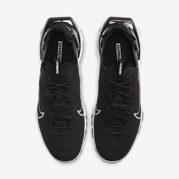 Nike React Vision Sneakers Herren Schwarz Weiß | NK136OSE