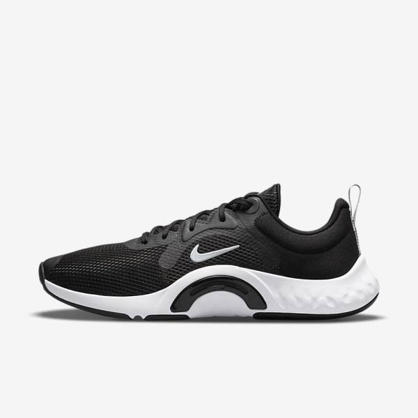 Nike Renew In-Season TR 11 Sportschuhe Damen Schwarz Weiß | NK316RNL