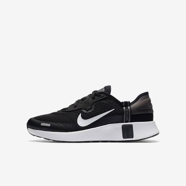 Nike Reposto Older Sportschuhe Kinder Schwarz Dunkelgrau Weiß | NK956PMB