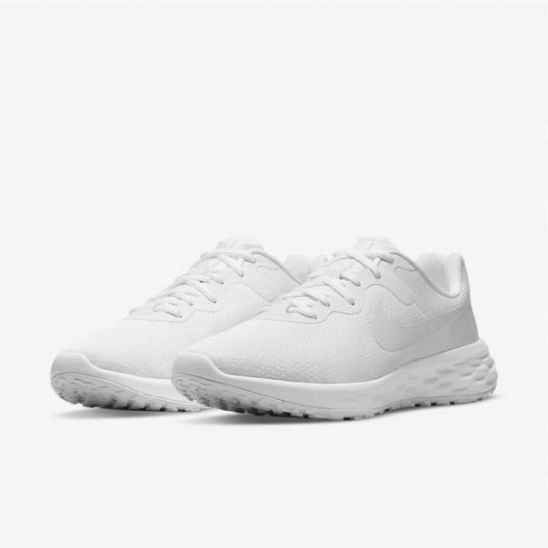 Nike Revolution 6 Next Nature Straßen Laufschuhe Herren Weiß | NK052NDK