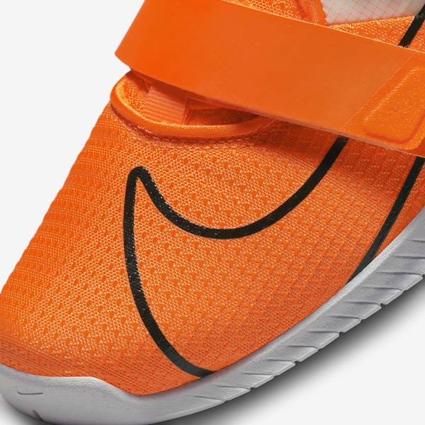 Nike Romaleos 4 Sportschuhe Herren Orange Weiß Schwarz | NK629DBM