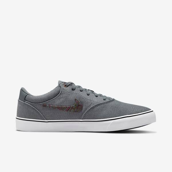 Nike SB Chron 2 Canvas Premium Skate Shoes Damen Grau Weiß | NK451JLP