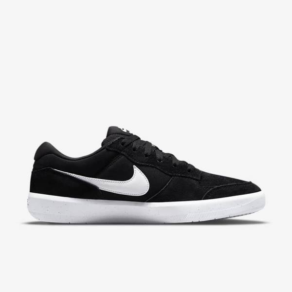 Nike SB Force 58 Skate Shoes Herren Schwarz Weiß | NK192PVJ