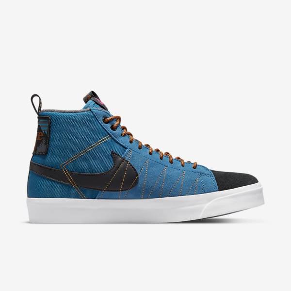 Nike SB Zoom Blazer Mid Premium Skate Shoes Herren Schwarz | NK386WTK