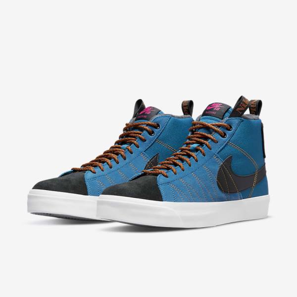 Nike SB Zoom Blazer Mid Premium Skate Shoes Herren Schwarz | NK386WTK