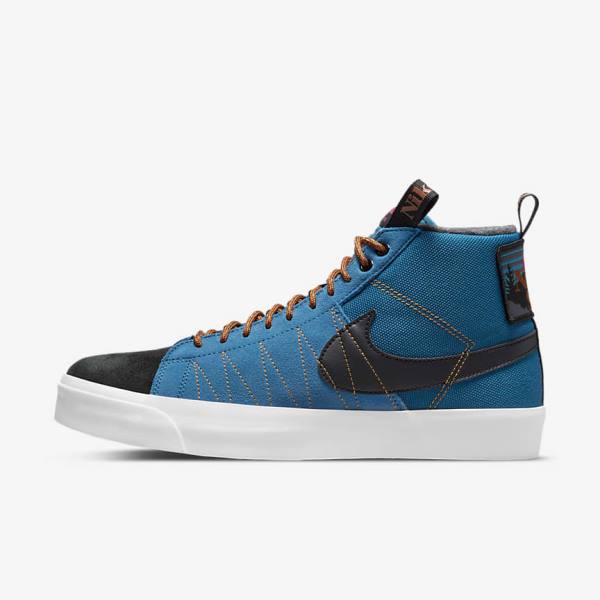 Nike SB Zoom Blazer Mid Premium Sneakers Herren Schwarz | NK138XEI