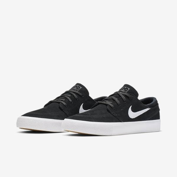 Nike SB Zoom Stefan Janoski RM Sneakers Herren Schwarz Grau Hellbraun Weiß | NK506AEM