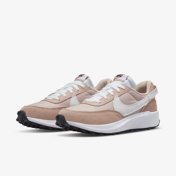 Nike Waffle Debut Sneakers Damen Rosa Rosa Khaki Rosa Weiß | NK807IXD