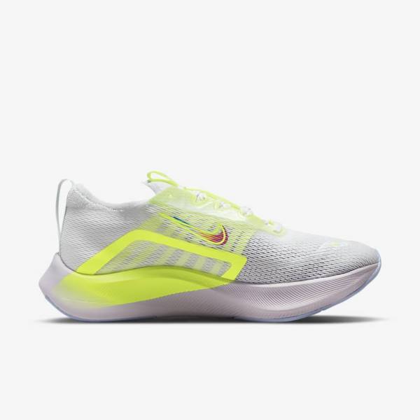 Nike Zoom Fly 4 Premium Straßen Laufschuhe Damen Schwarz Dunkelgrau Weiß | NK673ZUK