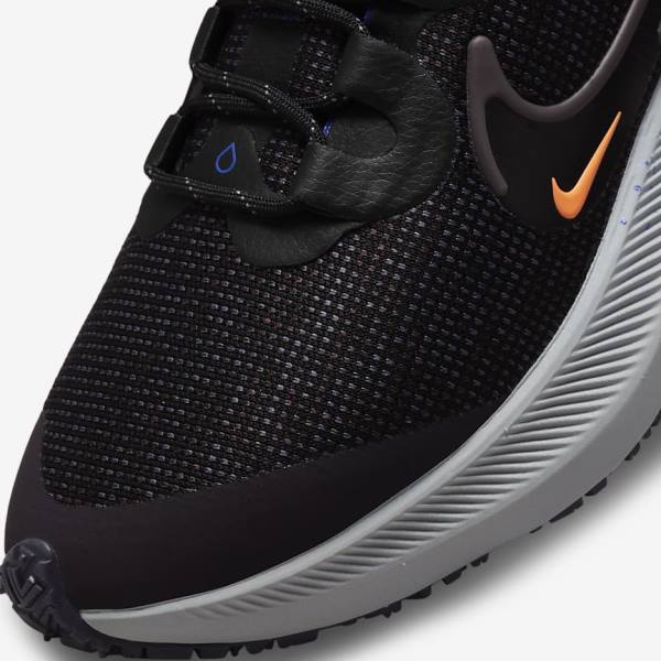 Nike Zoom Winflo 8 Shield Weatherised Straßen Laufschuhe Damen Schwarz Orange Lila | NK095EXZ